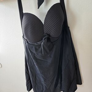 Meet Curve Black Swimsuit Dress
